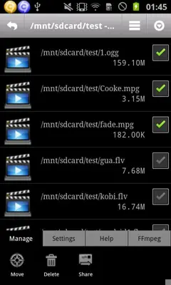 VidCon codec armv7 neon android App screenshot 1