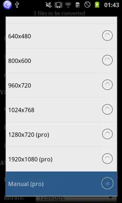 VidCon codec armv7 neon android App screenshot 2